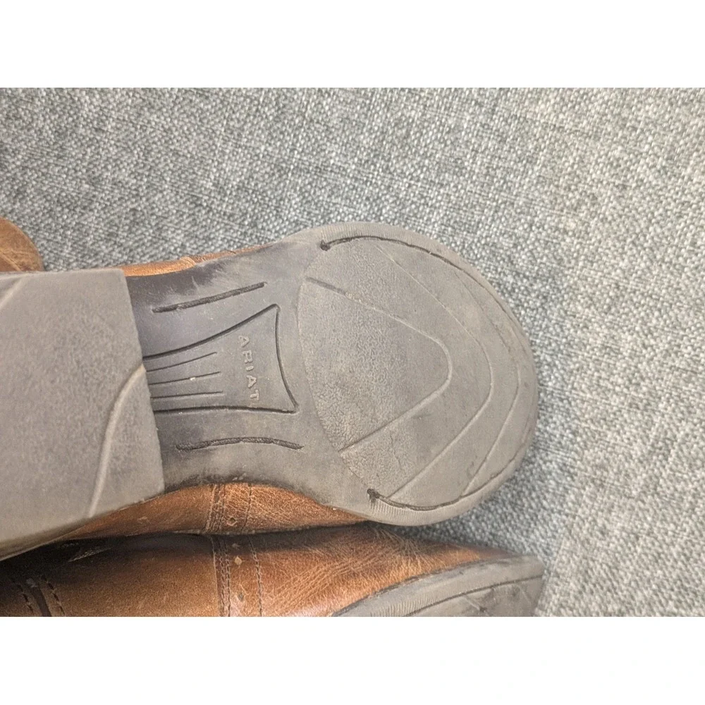 Ariat Heritage R Toe Western Rustic Brown Cowboy Boots - Women's Size 4.5 US